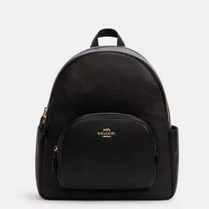 COACH black backpack